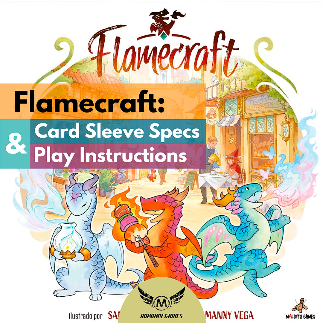 Flamecraft: Card Sleeve Specs & Play Instructions