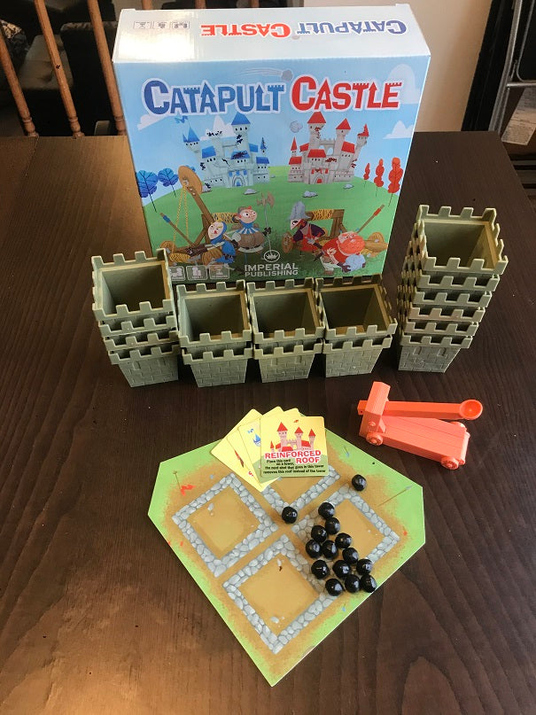 Catapult Castle 1-4 Player Medieval Dexterity Game (Imperial Publishing)