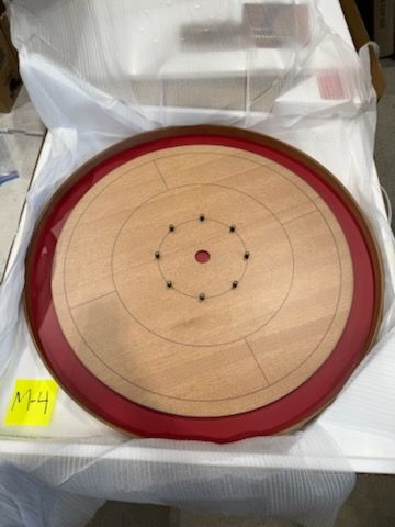 IMPERFECT/RETURNED: Mahogany ELITE Edition Crokinole Board (2025) Red Ditch MDG-8322-M4-Imperfect