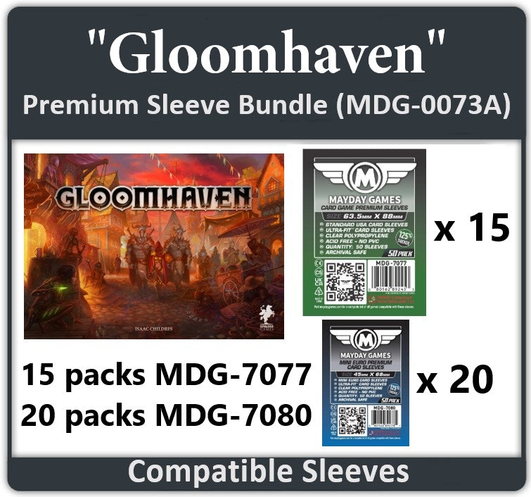 "Gloomhaven" Compatible Card Sleeve Bundle