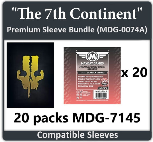 "The 7th Continent" Compatible Card Sleeve Bundle