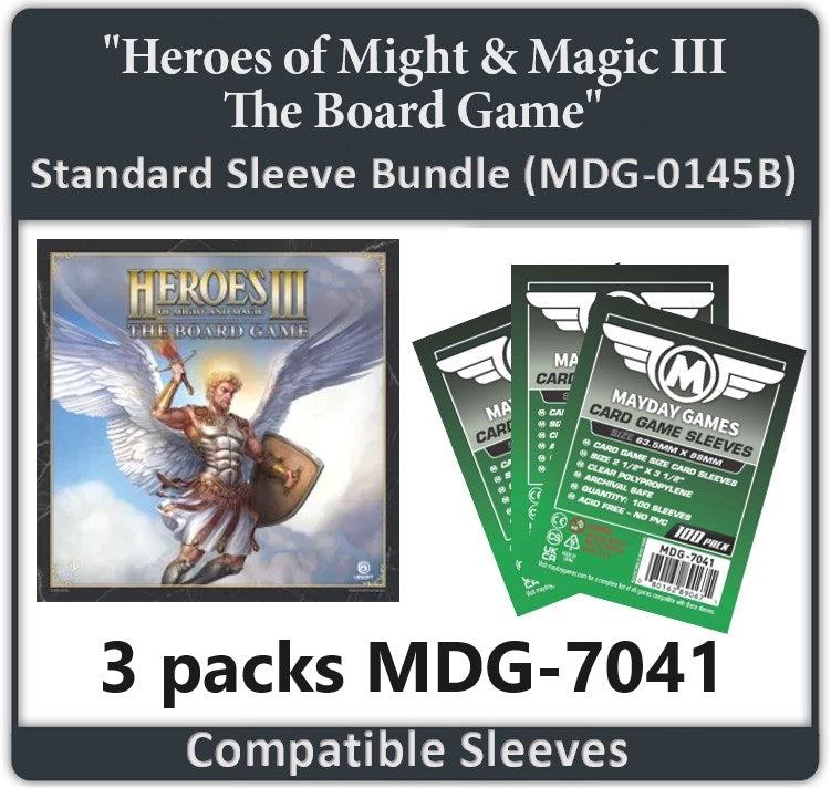 "Heroes of Might & Magic III: The Board Game" Compatible Card Sleeve Bundle