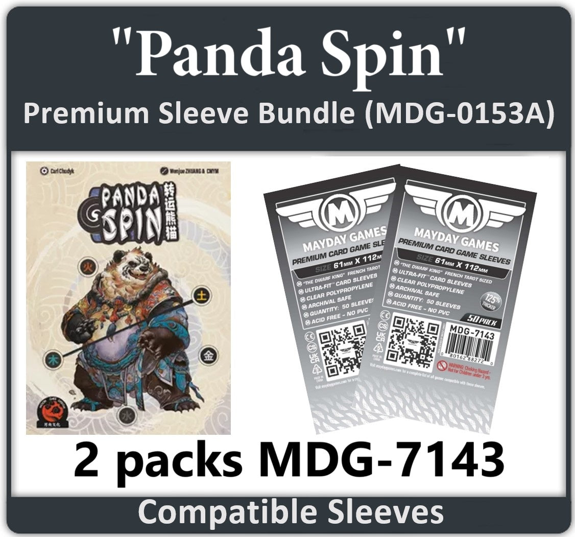 "Panda Spin" Compatible Card Sleeve Bundle