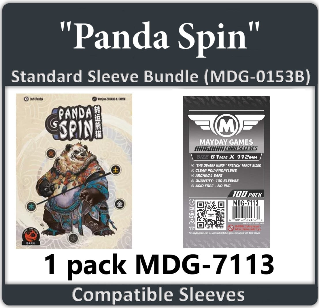 "Panda Spin" Compatible Card Sleeve Bundle