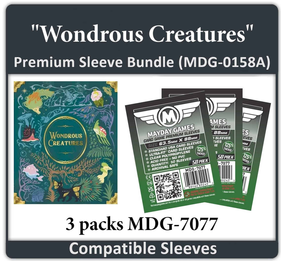 "Wondrous Creatures" Card Sleeve Bundle