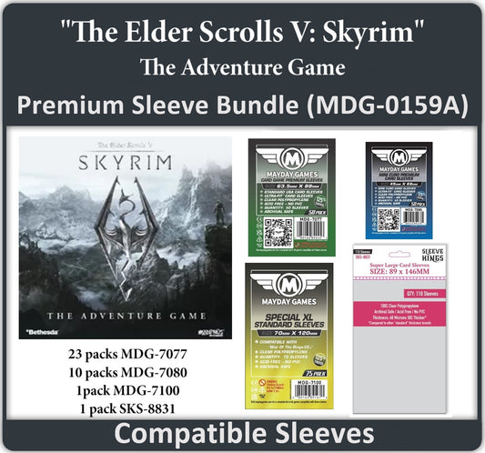 "The Elder Scrolls V: Skyrim – The Adventure Game" Card Sleeve Bundle