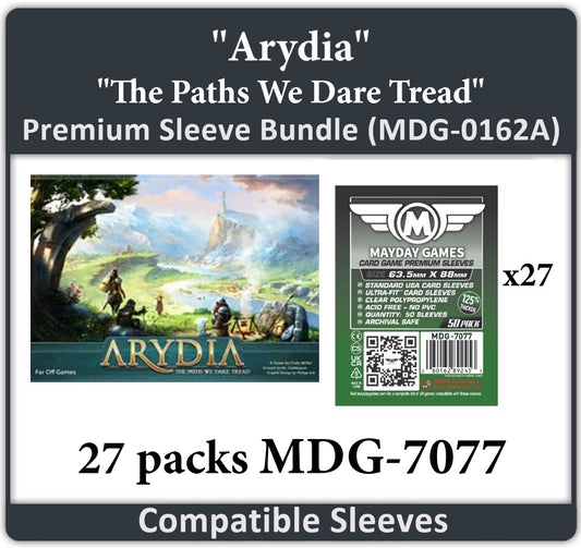 "Arydia: The Paths We Dare Tread" Card Sleeve Bundle