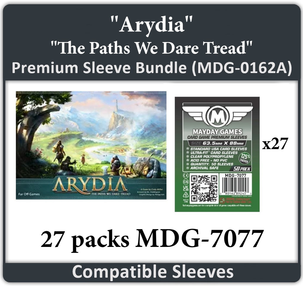 "Arydia: The Paths We Dare Tread" Card Sleeve Bundle