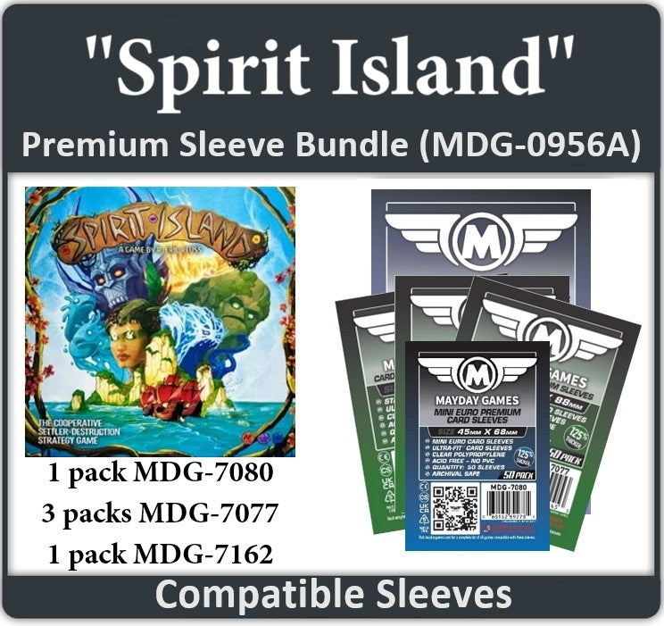 "Spirit Island" Compatible  Card Sleeve Bundle