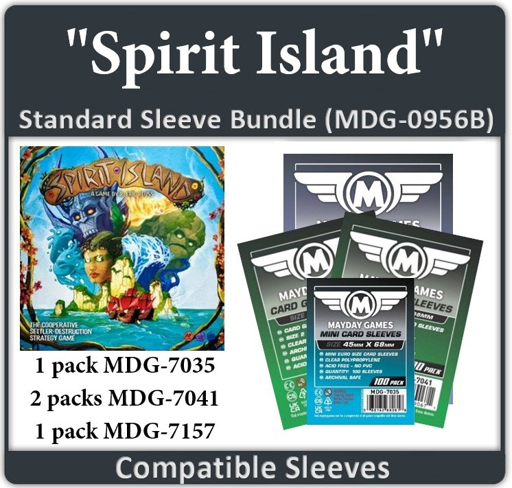 "Spirit Island" Compatible  Card Sleeve Bundle