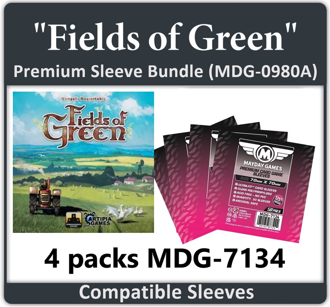 "Fields of Green" Card Sleeve Bundle