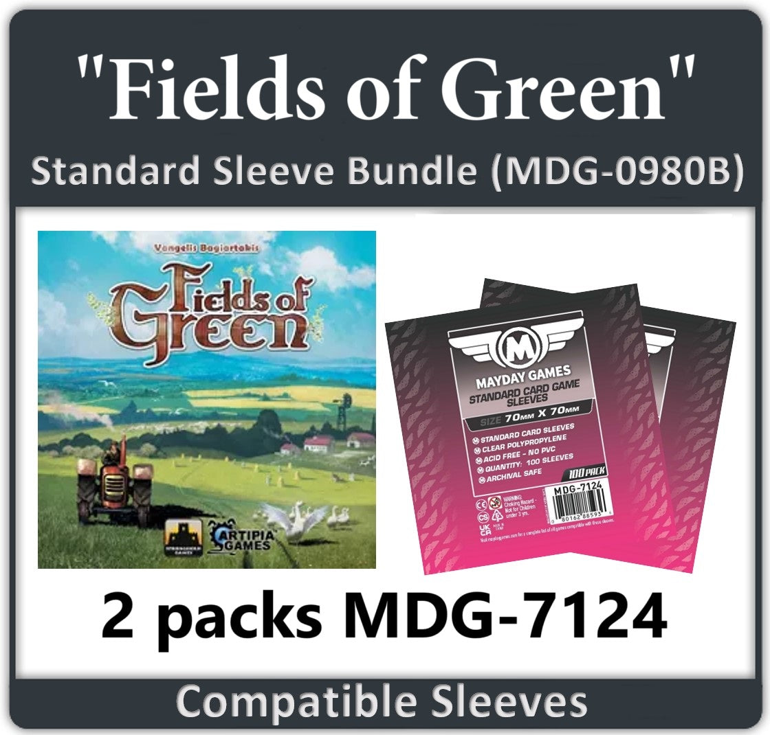 "Fields of Green" Card Sleeve Bundle