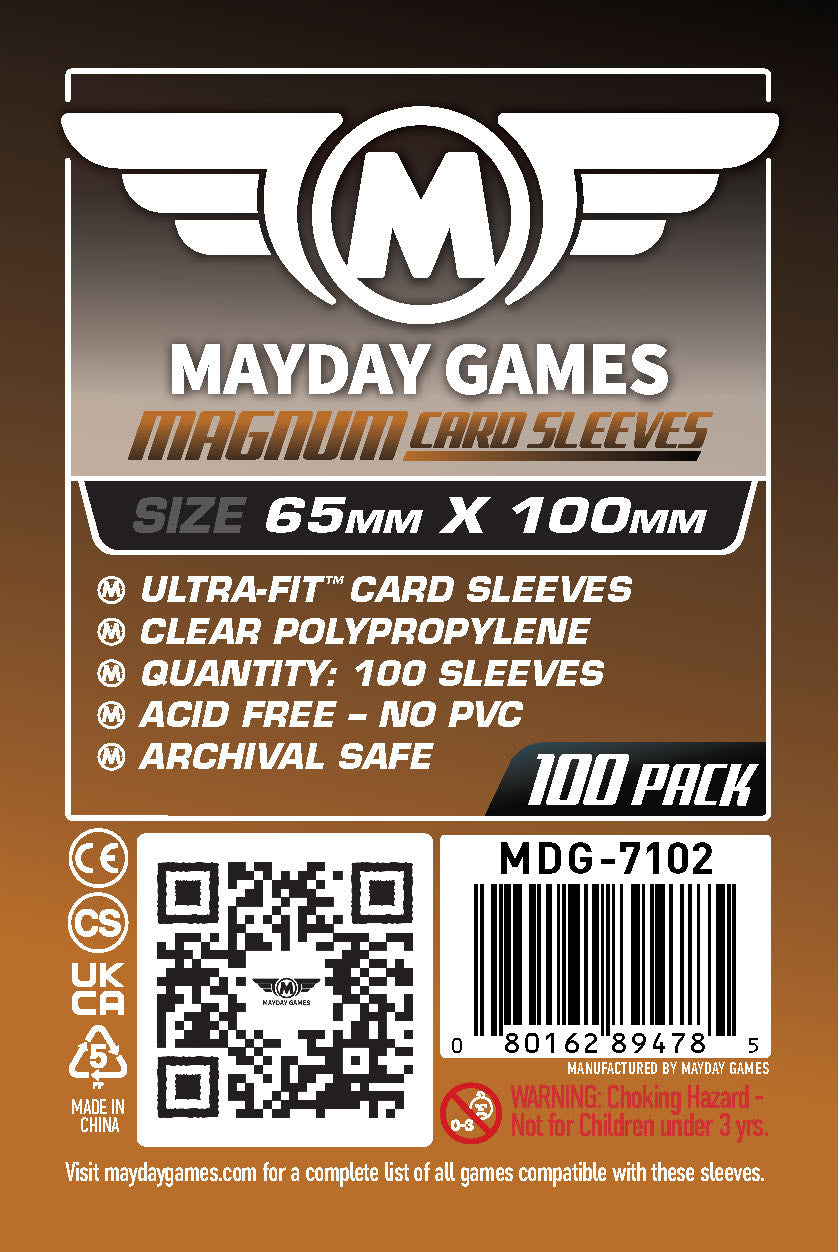 "7 Wonders" Compatible Game Card Sleeves Magnum Ultra-Fit (65x100mm)