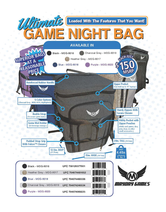 Ultimate Game Night Bag