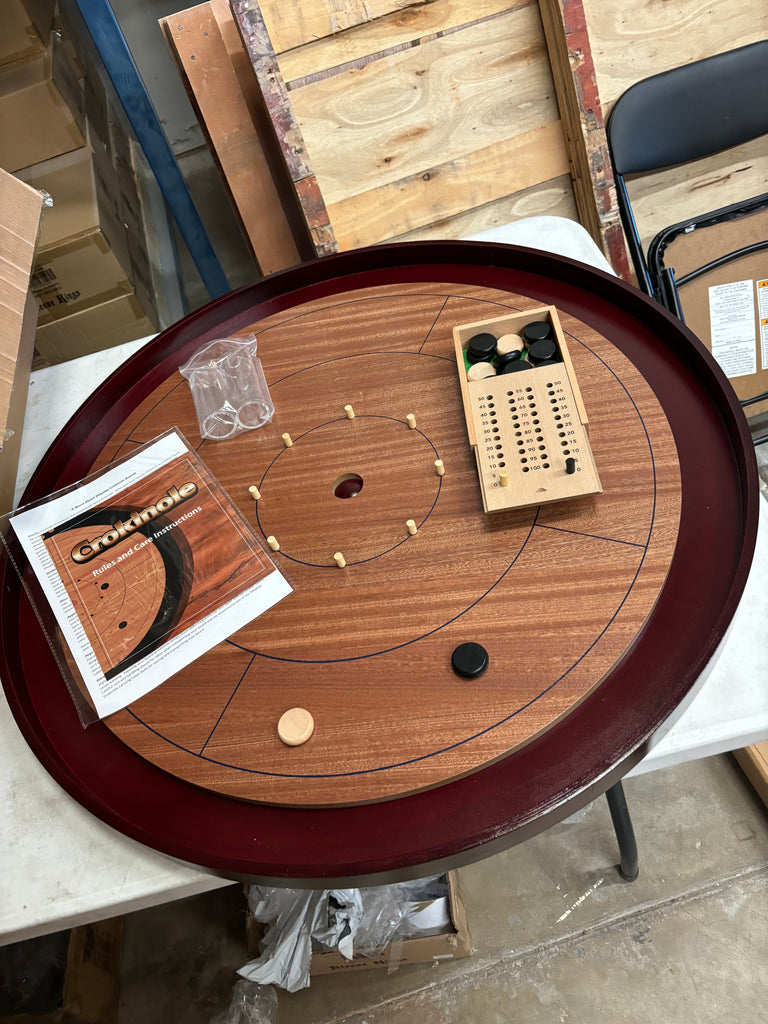 Mahogany Standard Edition Crokinole Board 2024 -PREORDER