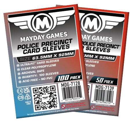 "Police Precinct" Compatible Card Sleeves - Ultra Fit (63.5x92mm)