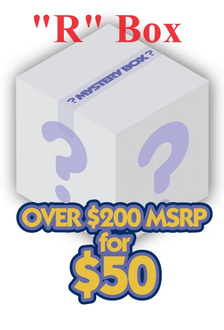 "R" Box -$211 MSRP Mystery Box (6 Games) ALL NEW INVENTORY!