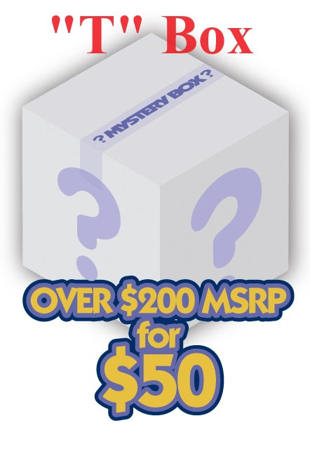 "T" Box -$205 MSRP Mystery Box (6 Games) ALL NEW INVENTORY!