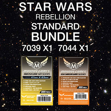 "Star Wars Rebellion" Card Sleeve Bundle - Standard Protection - Mayday Games - 2