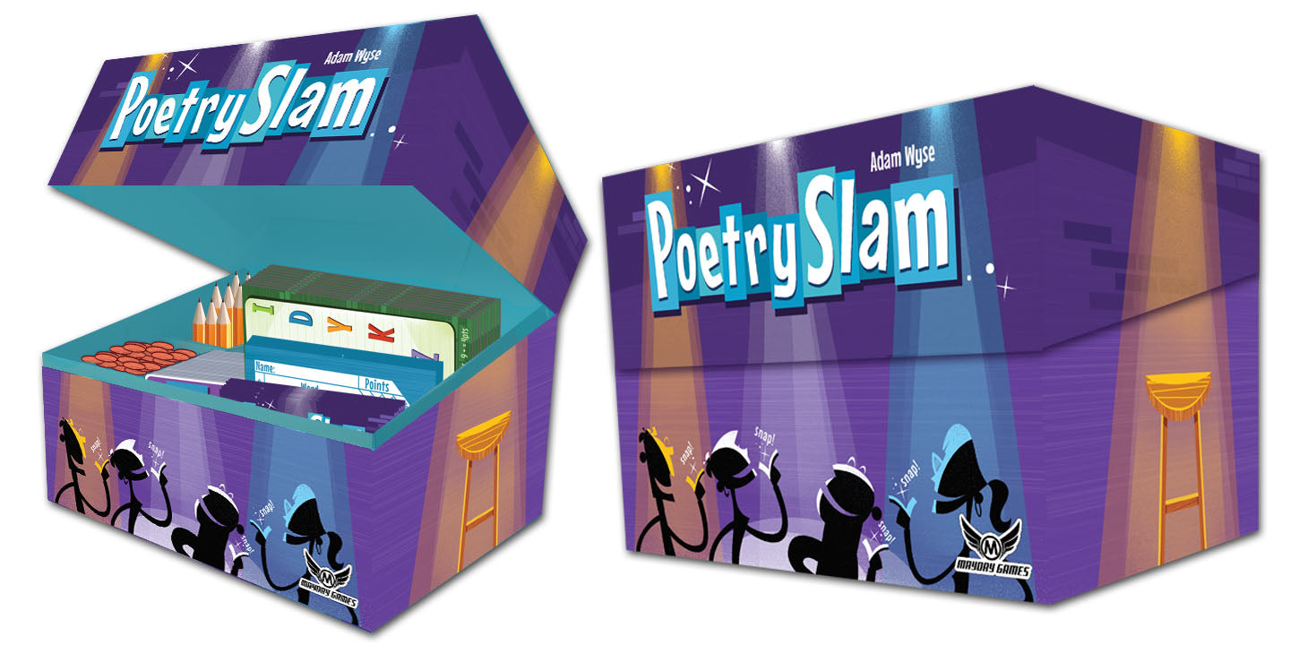 Deluxe Poetry Slam: A Groovy Party Game for 3-10 players -