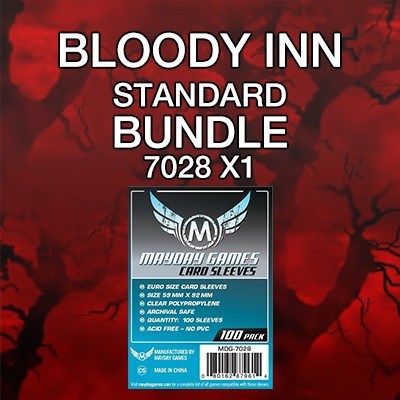 "Bloody Inn" Card Sleeve Kit - Standard Protection - Mayday Games - 2