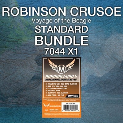 "Robinson Crusoe: Voyage of the Beagle" Card Sleeve Kit - Standard Protection - Mayday Games - 2